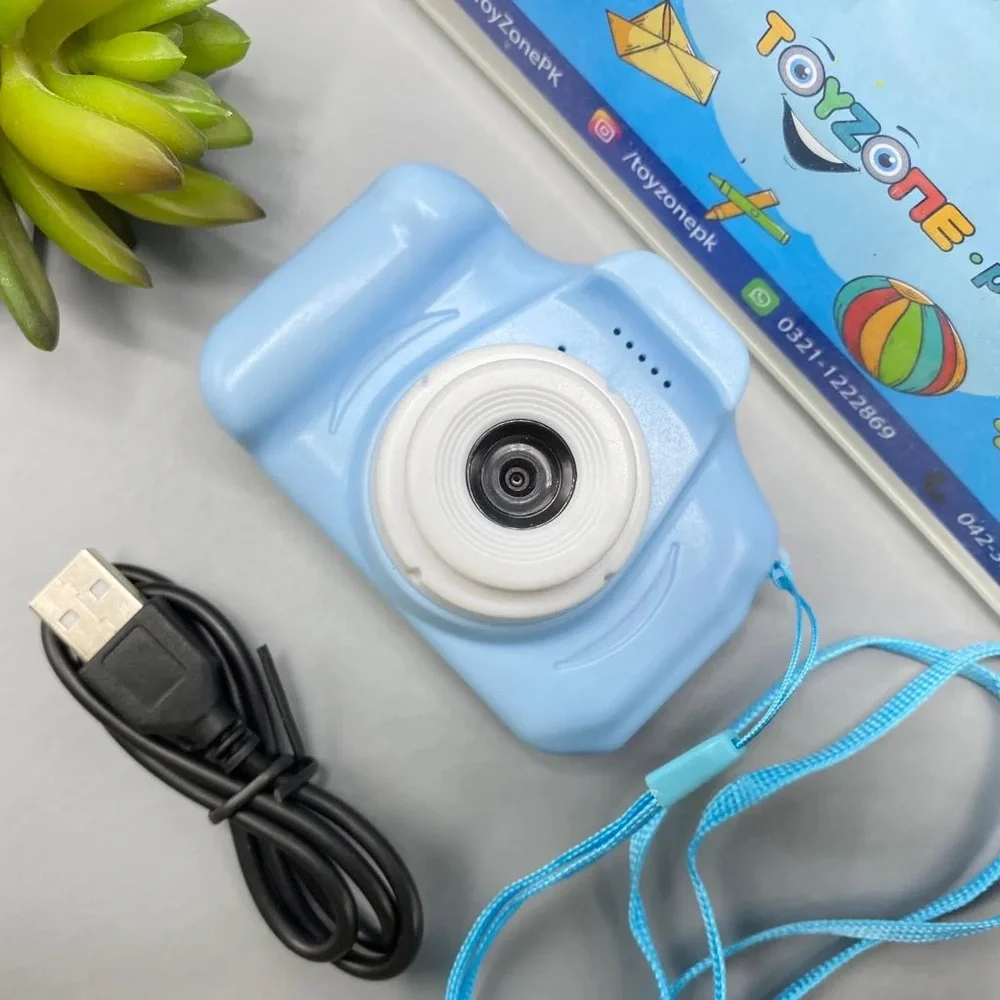 Blue Kids Camera